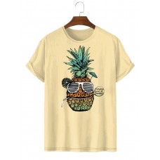 Men's Pineapple Ideas Fun Short Sleeve T-Shirt