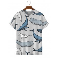 Men's Whale Everywhere Short Sleeve T-Shirt
