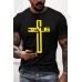 Cross Print T-shirt