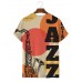 Men's 1950 Retro Saxophone Art Short Sleeve T-Shirt